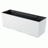 Prosperplast - Jardinière de balcon URBI CASE, blanche, dimensions 580x180x195 mm - blanc plastique ZA4125