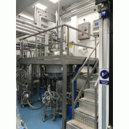 Réacteur inox 316 600 litres avec agitation et veste d'occasion - référence : c4704 sf