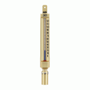 Thermomètre industriel avec support mural - Modèle spécial sous forme de thermomètre à réservoir - Type Thermomètre à réservoir Thermomètre industriel avec support mural - Modèle spécial sous forme de thermomètre à réservoir - Type Thermomètre à réservoir