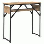 VidaXL TableConsole Chêne artisanal 75x30x75cm Bois d'ingénierie Modèle Orion Nova - 882884
