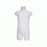 Buste Enfant Torso 4/6 Ans Blanc - Mensurations : H 58 cm, poitrine 60 cm, taille 52 cm, hanches 60 cm
