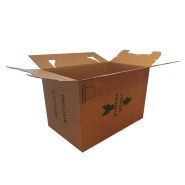 Caisse en carton simple cannelure renforcée 60 x 38 x 39 (cm)