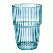 Coffret de 6 verres hauts Bormioli Rocco Barshine en verre bleu 38Cl - bleu verre 5428626 Coffret de 6 verres hauts Bormioli Rocco Barshine en verre bleu 38Cl - bleu verre 5428626