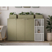 Ensemble d?Armoires Giorno Denomics coloris laqués mat