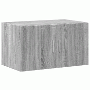 Helloshop26 - Armoire murale espace de rangement pratique 70 x 42 x 40 cm en bois d'ingénierie sonoma gris 02_0049502 - gris Bois massif 3000235876538