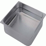 ITALCONCEPT L2G Bac Gastro Inox Gn2/1 Pr.55Mm Perfore 55 x 530 x 650mm - 3616350026842