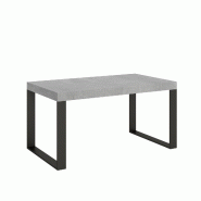 Itamoby Table Extensible 90X160/264 Cm Tecno Cemento Structure Anthracite - gris VE160TATECALL-CM-AN