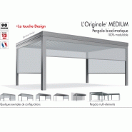 Medium pergola bioclimatique 100% modulable - 7m x 4m