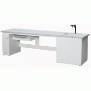 Paillasses de laboratoire - 4m - robustes et ergonomiques pour espaces de travail étendus