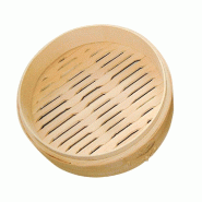 Panier Dim Sum bambou Ø30x6cm - par 4