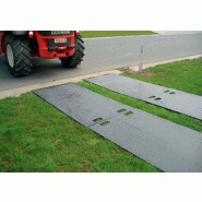 Plaque de roulage 2m*1m - 15T - Protection pour sols fragiles