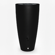 PLAST'UP ROTOMOULAGE Récupérateur d'eau conique ros'eau 2-en-1 - NOIR - noir 0750122560004