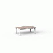 Table basse 80x45 PASADENA - blanc