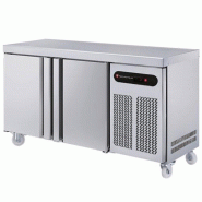 Table desserte négative centrale GN 1/1 profondeur 700 - 2 portes | Technitalia - MRGN1500C