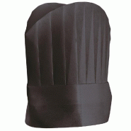 Toque continental airlaid noir H 25cm par 10