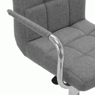 VidaXL Tabouret De Bar Gris Clair Tissu - gris 283409