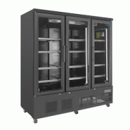 Vitrine Réfrigérée 1156 Litres négative Triple porte - Polar - noir acier GP488 Vitrine Réfrigérée 1156 Litres négative Triple porte - Polar - noir acier GP488