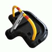 Arceau de parking haute visibilité à fixer - Différentes avec serrure PASS incluse et clé PASS à commander en plus