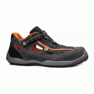 Base - Chaussures de sécurité hautes en tissu technique noir et orange  AEROBIC S1PS http://carbonn.fr/img/co/337.jpg Taille 44 - 44 matière synth�