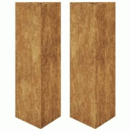 Helloshop26 - Jardinière bac lit surélevé plantes fleurs jardin terrasses lot de 2 triangulaire 30 x 26 x 75 cm acier corten marron 02_0039095 - 30 Helloshop26 - Jardinière bac lit surélevé plantes fleurs jardin terrasses lot de 2 triangulaire 30 x 26 x 75 cm acier corten marron 02_0039095 - 30