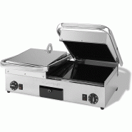 MilanToast - Double plaque vitrocéramique nervurée 220-240v 2,99kw. - 8058456150161