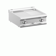 Plaque a snack professionnel electrique ½ plaque lisse ½ plaque rai... - PFTBE77TLRC