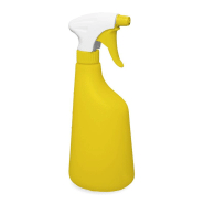 Pulvérisateur 1.3 ml PE blanc/jaune (Ø28/400) + flacon 630 ml jaune gradué