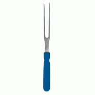 Schneider - Fourche saucisse, bleue, 245 x 16 mm, longueur de lame : 95 mm, poignée (bleue) - bleu inox 177008 Schneider - Fourche saucisse, bleue, 245 x 16 mm, longueur de lame : 95 mm, poignée (bleue) - bleu inox 177008