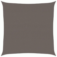 Voile d'ombrage 160 g/m² Anthracite 7x7 m PEHD Modèle Solaris - 311060