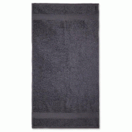 WellHome - Serviette de Douche 100% Coton couleur Gris Foncé - gris WH0604