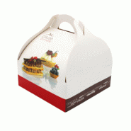 Boîte pâtissière décor Pause Gourmande à poignée 135x135x60mm x 25 JORIDEAL - 13664324101856 Boîte pâtissière décor Pause Gourmande à poignée 135x135x60mm x 25 JORIDEAL - 13664324101856