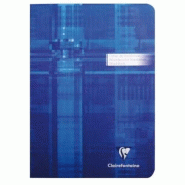 Clairefontaine Lot de 10 Carnet Metric Vocabulaire A5, 64p./32 feuilles 90 g/m² brochure rembordée rigide, ligné 8mm + marge centrale - 3329680368703
