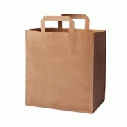 COVR Sacs en papier Kraft recyclé 26+14x30 cm (14000 unités - 1 palette) - marron 3701621912303 COVR Sacs en papier Kraft recyclé 26+14x30 cm (14000 unités - 1 palette) - marron 3701621912303