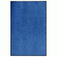 Décoshop26 - Paillasson lavable 120 x 180 cm PVC antidérapant et polyamide bleu DEC040600 - bleu 3000265016669
