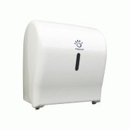 Distributeur de rouleaux d'essuie-mains à coupe automatique Paper White - 682416142