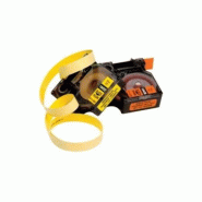 DYMO Etiquette industrielle Rhino, en vinyle noir/jaune 19mmx5,5m - 0071701184337