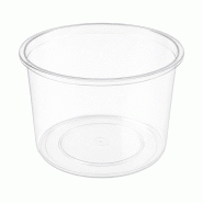 FHC evolupack FHC - 500Pcs - Pot Deli PP injecté 750 ml - transparent plastique FHC294DELIPP750