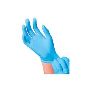 Gant nitrile boite de 100 couleur bleu - disponible