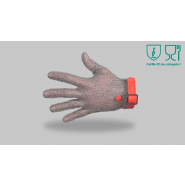 Gants sans manchette cotte de maille inox agro-alimentaire GCM fabriqués en France - GCMSGINX-MN05/G_0