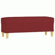 Helloshop26 - Banc banquette rouge bordeau x 100 x 35 x 41 cm tissu 02_0010523 - 3000579447760 Helloshop26 - Banc banquette rouge bordeau x 100 x 35 x 41 cm tissu 02_0010523 - 3000579447760