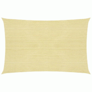 Helloshop26 - Voile d'ombrage 160 g/m² 3,5 x 4,5 m pehd beige 02_0008963 - beige 3000480547764
