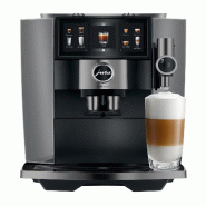 JURA - J10 Twin Diamond Onyx (EA) - Machine à café automatique avec double moulin, 46 spécialités, infusion froide et mousse sucrée - 7610917157068