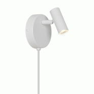 Nordlux Applique murale Omari Round  Métal Blanc ,  H. 12 - IP20 - LEDModule /   Intérieur - blanc métal 5704924027246