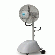 O'FRESH Ventilateur Brumisateur extérieur-Terrasse Haute Performance Gris 195 cm-240W-Autonomie 16h-Recyclage de l'eau - gris acier 3760176963024