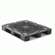 Palette  plastique résistante et réutilisable -  1000 X 1200 - CUQP1210MR3RR Palette  plastique résistante et réutilisable -  1000 X 1200 - CUQP1210MR3RR