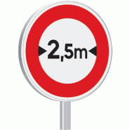 Panneaux permanents Taliasign B 850 mm classe 1 - PPTLGLV1B11-TL02/P_0