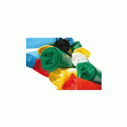 Sac a dechets (poubelle) COULEUR bd basse densite  : blanc, bleu, rouge, jaune, vert_0