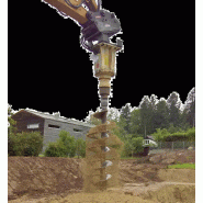 Tarière pour pelle - moteur de forage - vrilles 250/400/600/800 - pour pelles 5-25t Tarière pour pelle - moteur de forage - vrilles 250/400/600/800 - pour pelles 5-25t