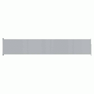 VidaXL Auvent latéral rétractable de patio 117x600 cm Gris Modèle Riviera Panorama - 317950