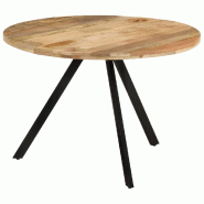VidaXL Table à dîner 110x75 cm Bois de manguier massif Modèle Sirius Concept - 338476